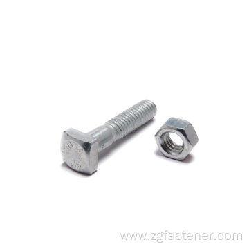 Stainless steel bolt and nut